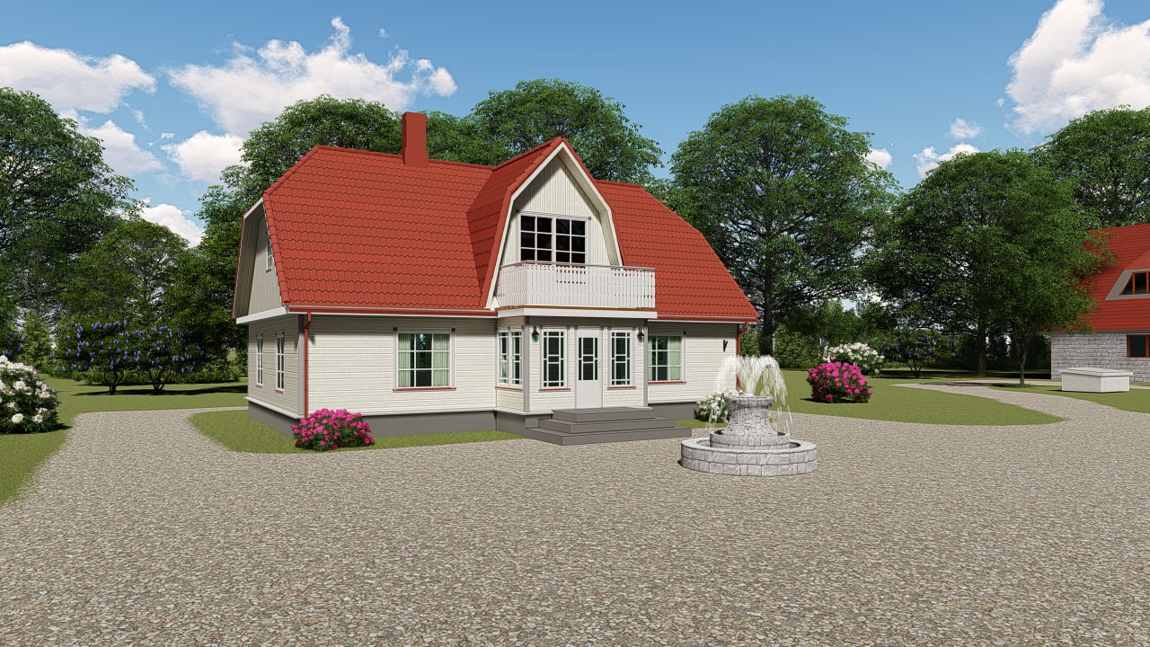 3D RENOVEERITUD TALUMAJA