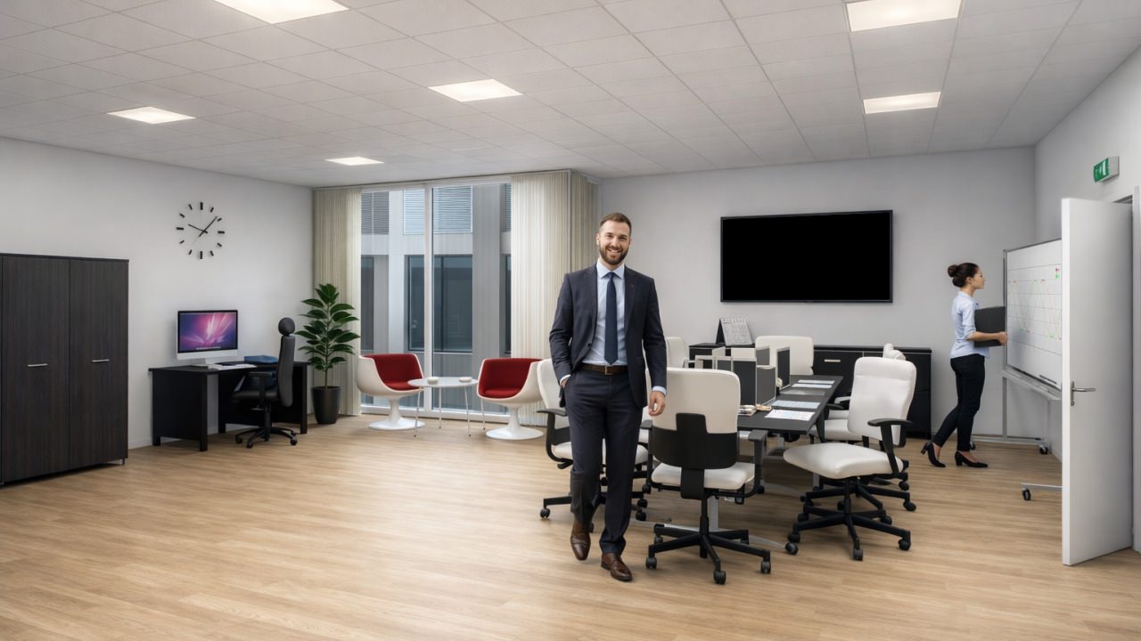 3D sisevaated koosolekuruum